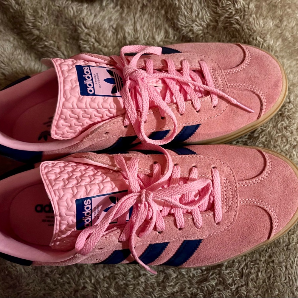 Adidas Gazelle Bold Pink Sneakers size 8.5